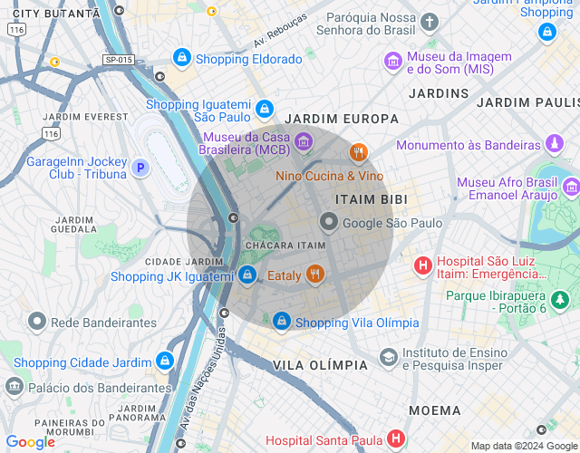 Imóvel no mapa