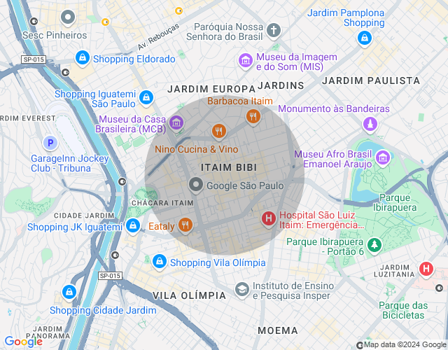 Imóvel no mapa