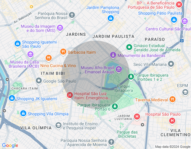 Imóvel no mapa