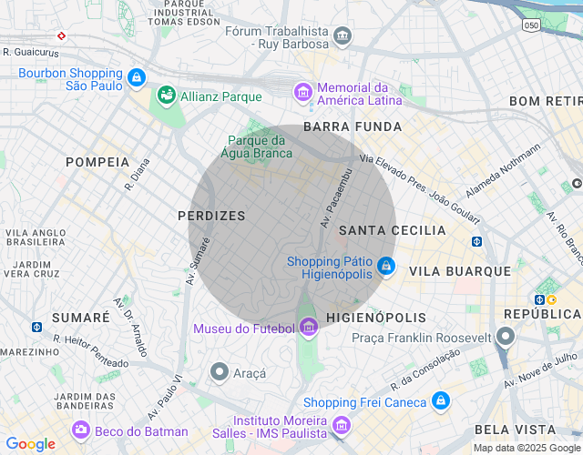 Imóvel no mapa