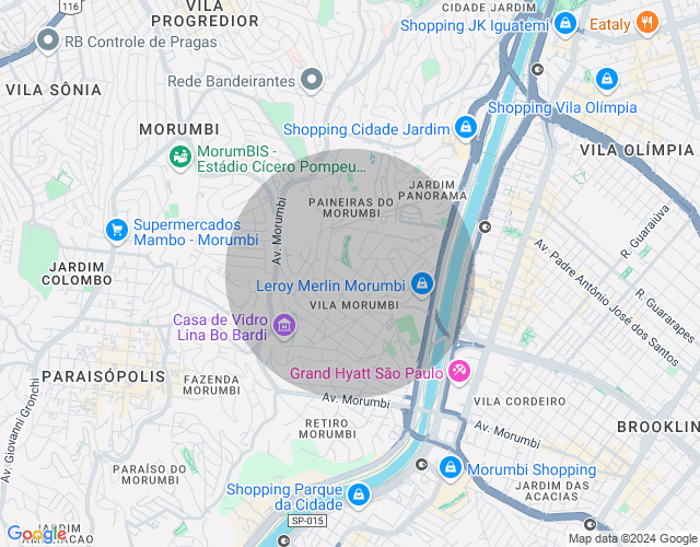 Imóvel no mapa