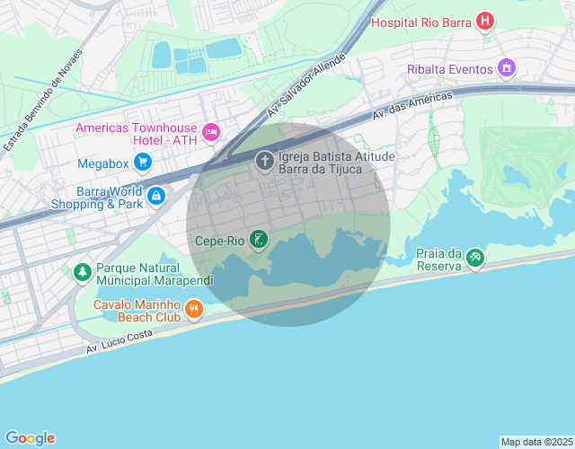 Imóvel no mapa