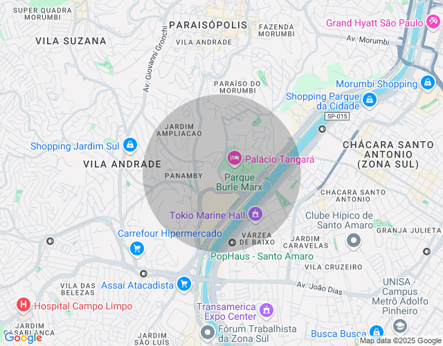 Imóvel no mapa