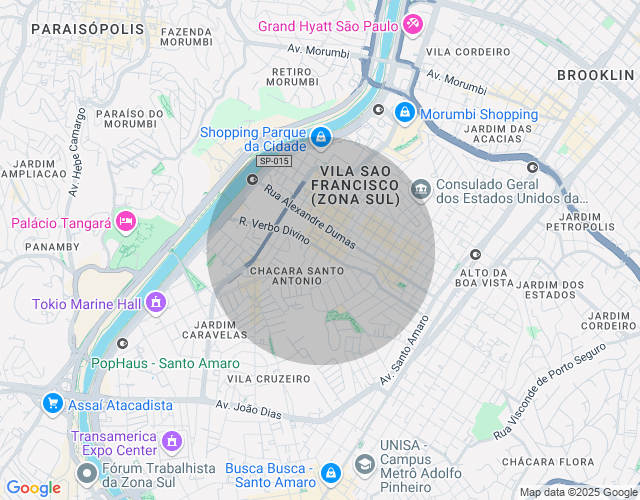 Imóvel no mapa
