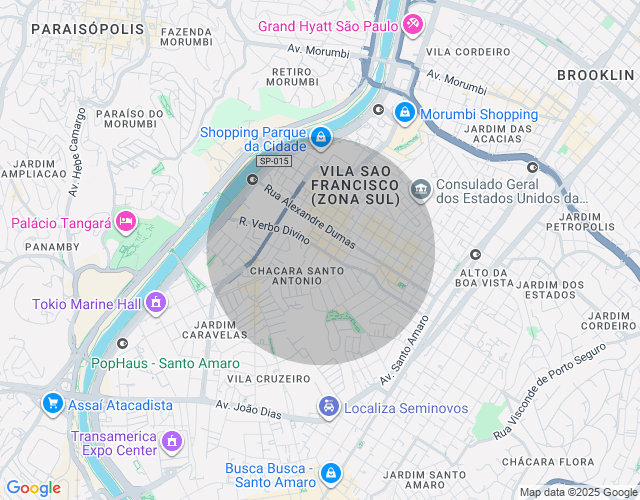 Imóvel no mapa