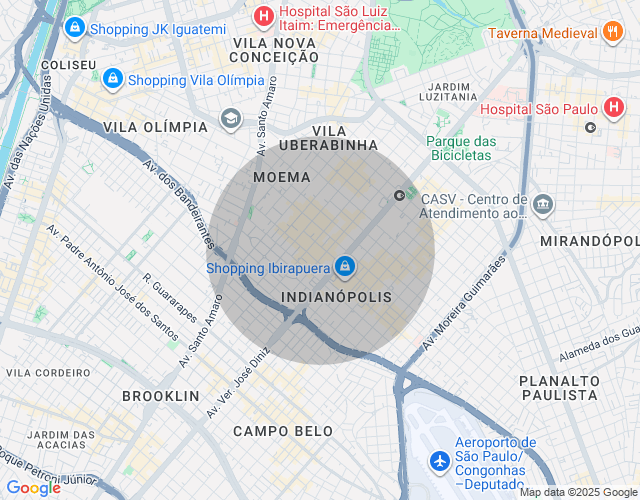 Imóvel no mapa