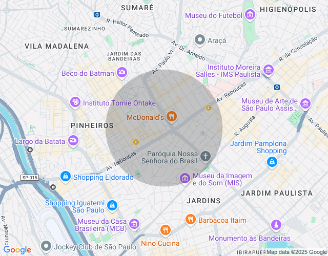 Imóvel no mapa