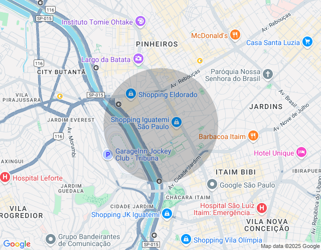 Imóvel no mapa