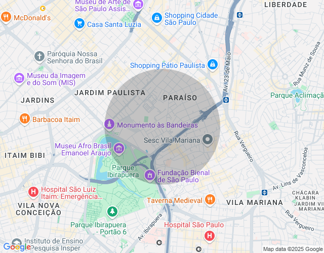 Imóvel no mapa
