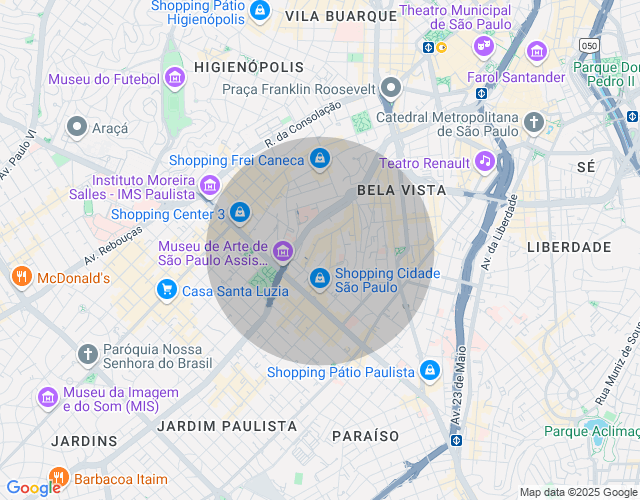 Imóvel no mapa