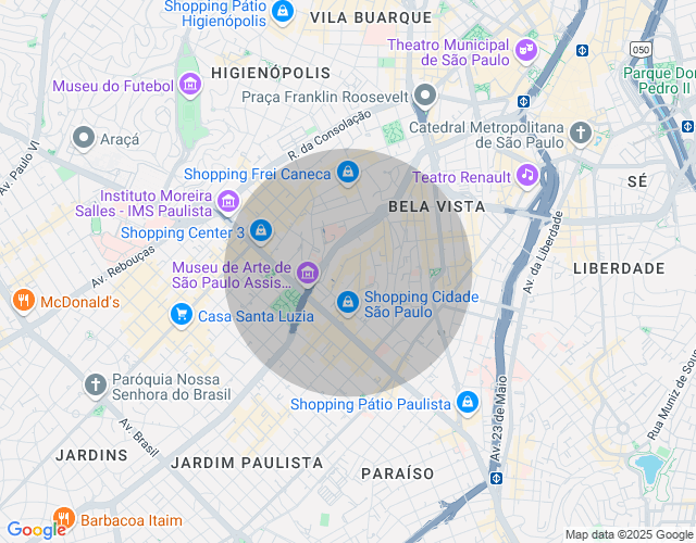 Imóvel no mapa