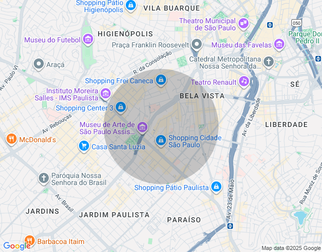Imóvel no mapa