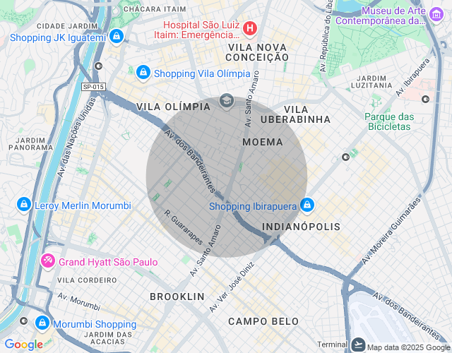 Imóvel no mapa