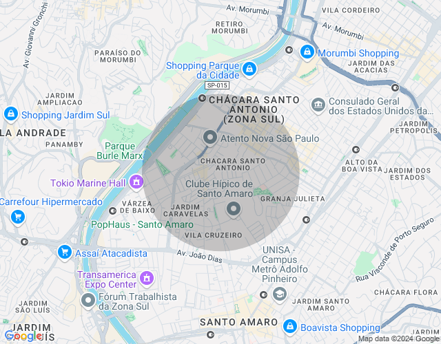 Imóvel no mapa