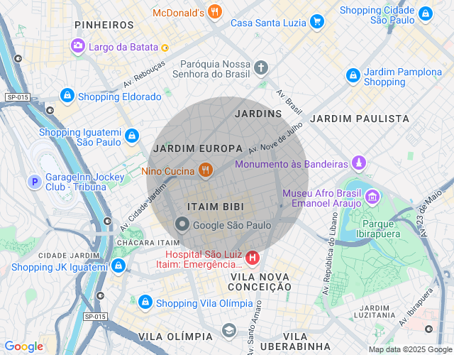 Imóvel no mapa