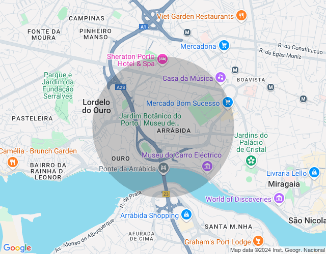 Imóvel no mapa