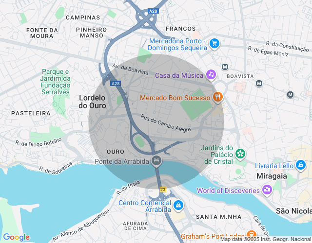 Imóvel no mapa