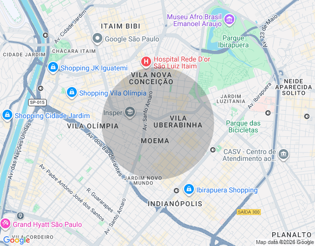 Imóvel no mapa