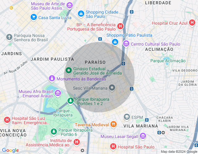 Imóvel no mapa