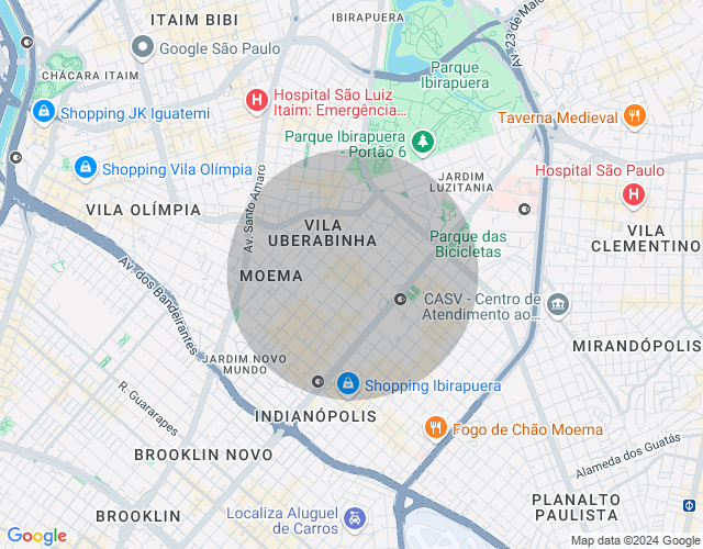 Imóvel no mapa