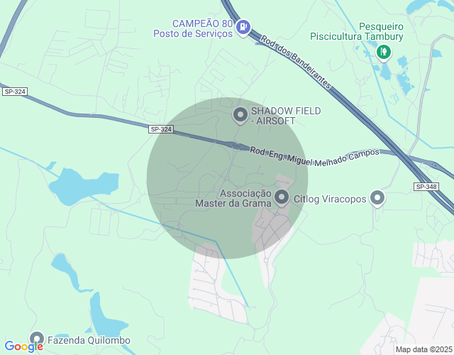 Imóvel no mapa