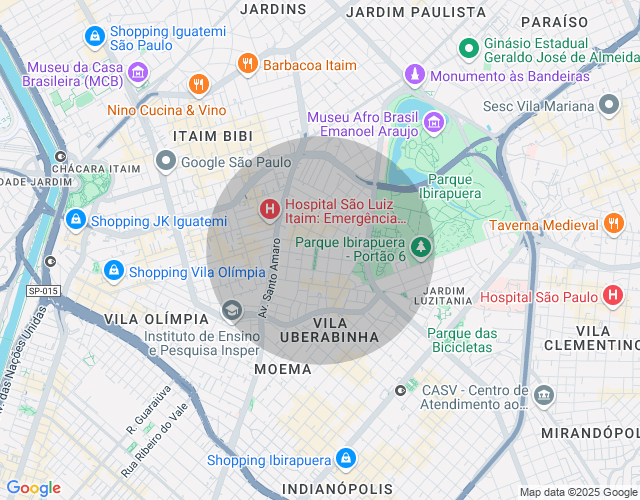 Imóvel no mapa