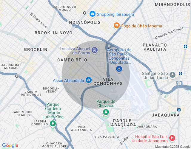 Imóvel no mapa