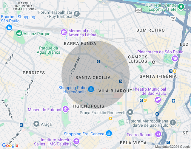 Imóvel no mapa
