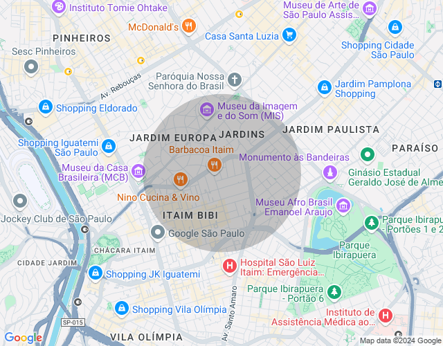Imóvel no mapa