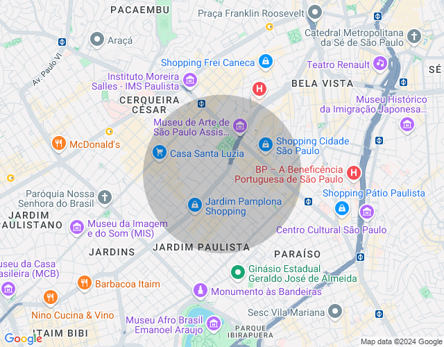 Imóvel no mapa