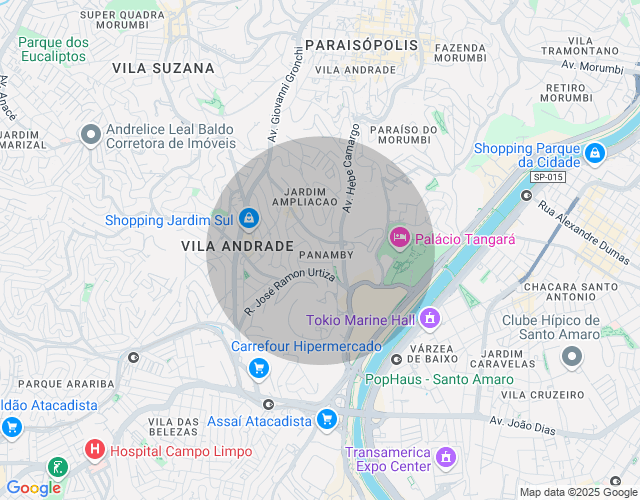 Imóvel no mapa