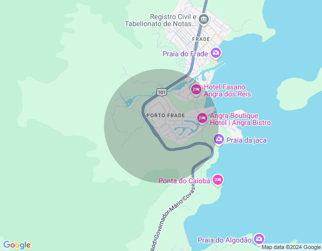 Imóvel no mapa