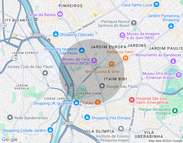 Imóvel no mapa