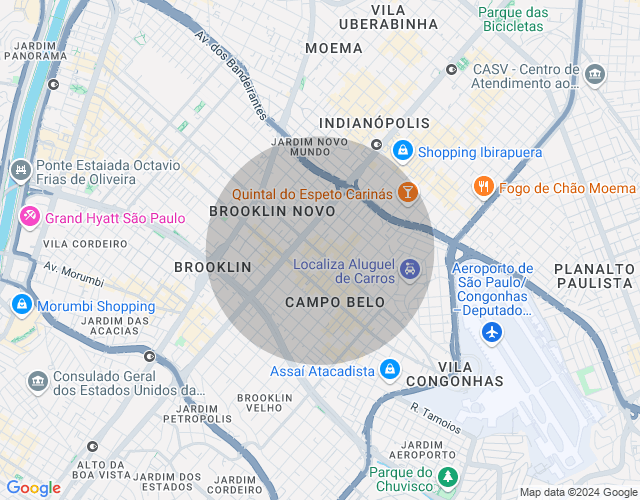 Imóvel no mapa