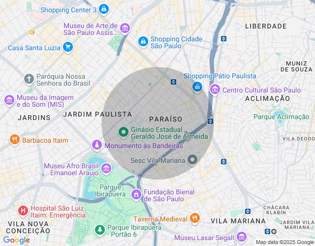 Imóvel no mapa