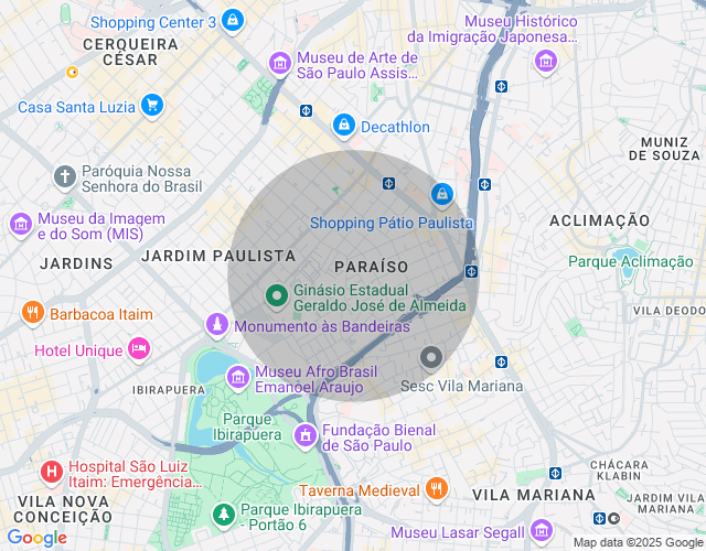 Imóvel no mapa
