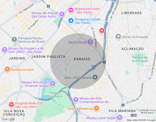 Imóvel no mapa