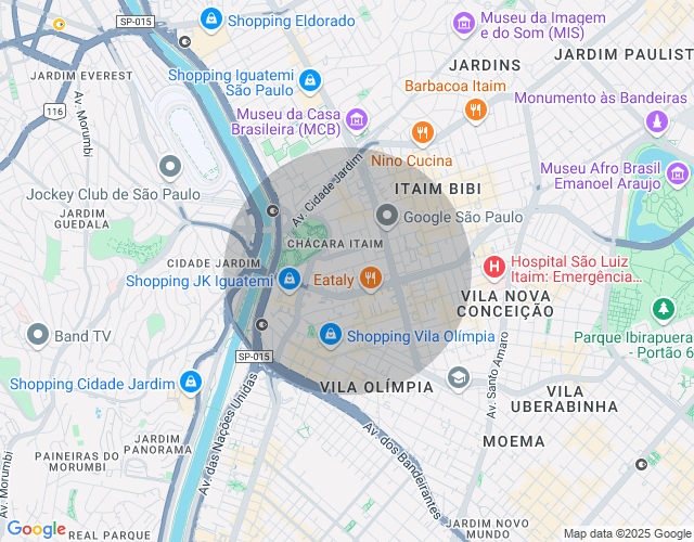 Imóvel no mapa