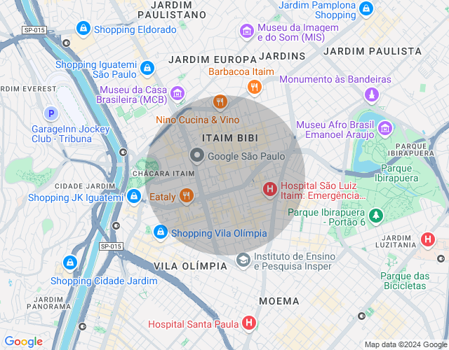 Imóvel no mapa