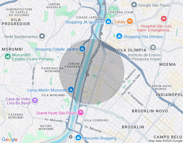 Imóvel no mapa