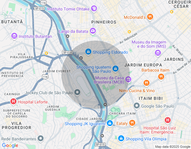 Imóvel no mapa