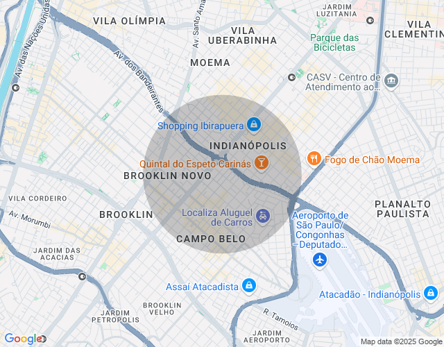 Imóvel no mapa