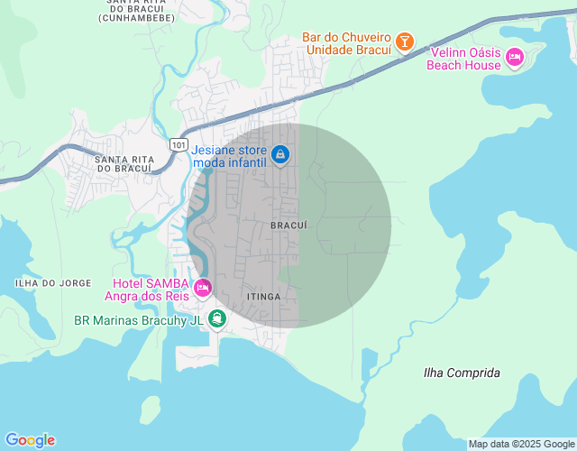 Imóvel no mapa