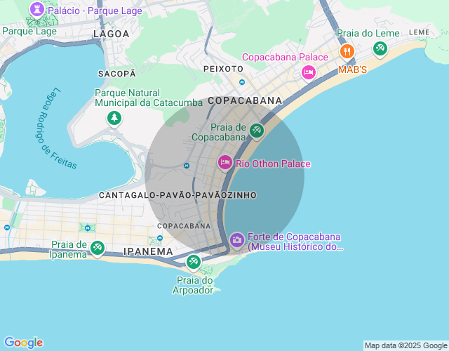 Imóvel no mapa