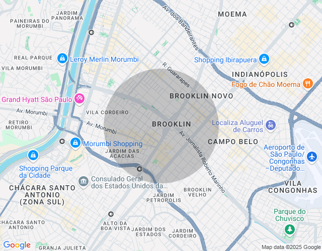 Imóvel no mapa