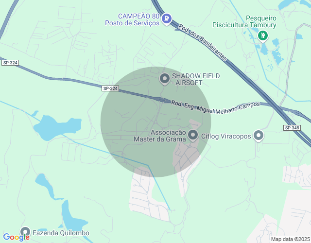 Imóvel no mapa
