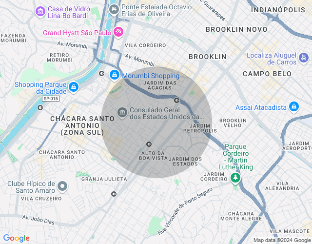 Imóvel no mapa
