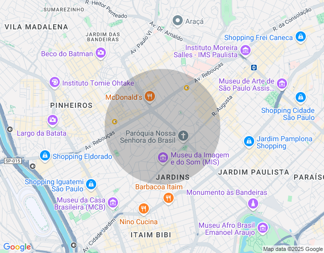 Imóvel no mapa
