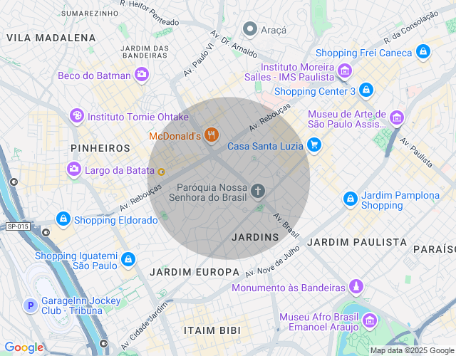 Imóvel no mapa