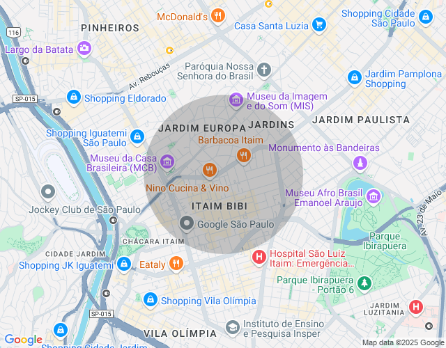 Imóvel no mapa